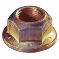 Midwest Fastener Flange Nut, 5/8"-18, Steel, Grade 8, Zinc Yellow, 6 PK 932126